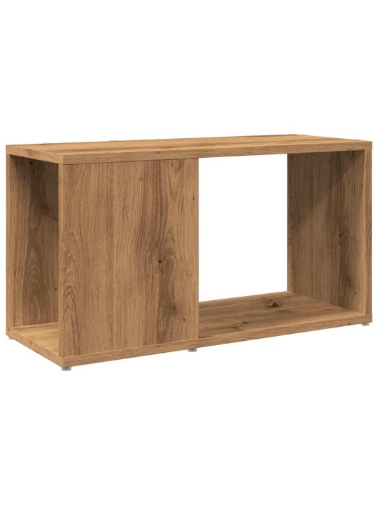 Tv skapītis, koka krāsa, 60x24x32 cm, inženierijas koks