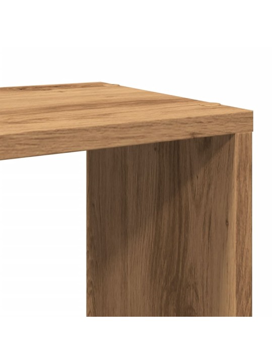 Grāmatu plaukts, koka krāsa, 60x24x63 cm, inženierijas koks