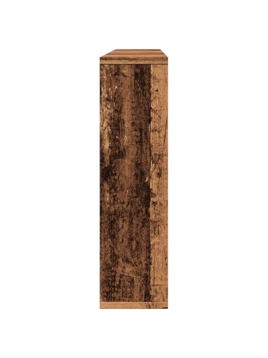 Spoguļskapītis ar led veca koka 76x15x55 cm inženierijas koks