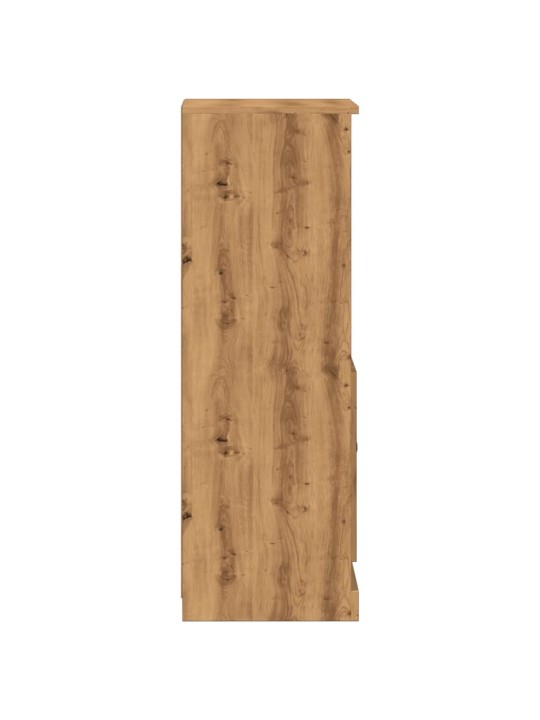 Augstais skapītis koka krāsa 36x35,5x103,5 cm inženierijas koks