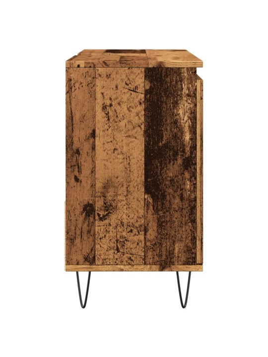 Vannasistabas skapītis veca koka 65x33x60 cm inženierijas koks