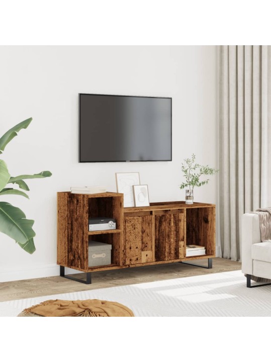 Tv skapītis, veca koka, 100x35x55 cm, inženierijas koks