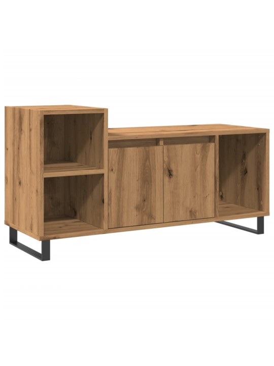Tv skapītis, koka krāsa, 100x35x55 cm, inženierijas koks