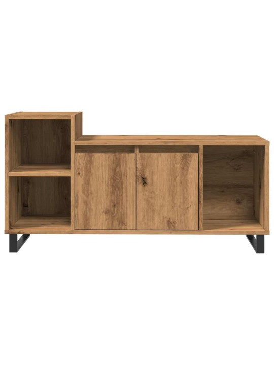 Tv skapītis, koka krāsa, 100x35x55 cm, inženierijas koks
