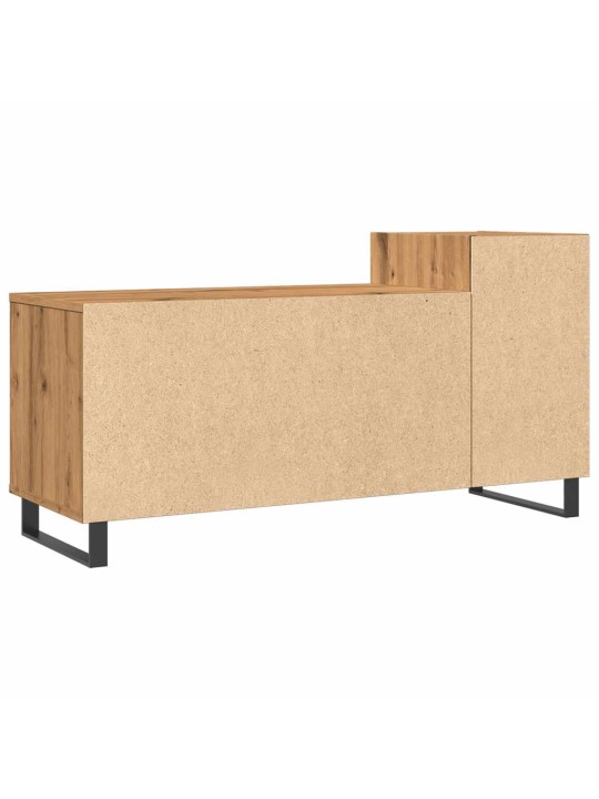 Tv skapītis, koka krāsa, 100x35x55 cm, inženierijas koks