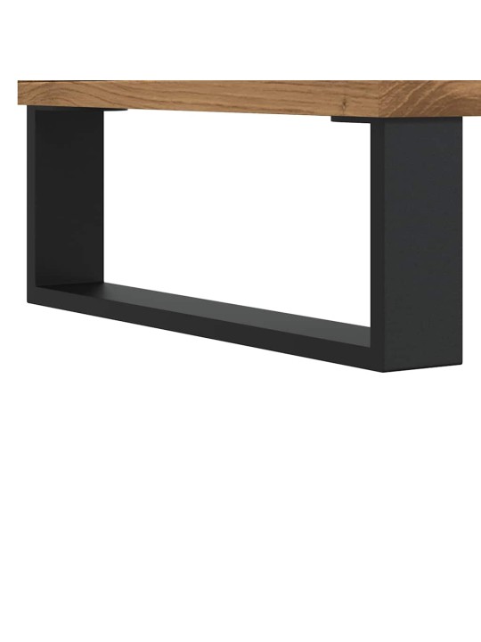 Tv skapītis, koka krāsa, 100x35x55 cm, inženierijas koks