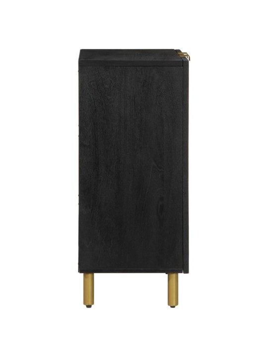 Kumode, melna, 60x33x75 cm, inženierijas koks