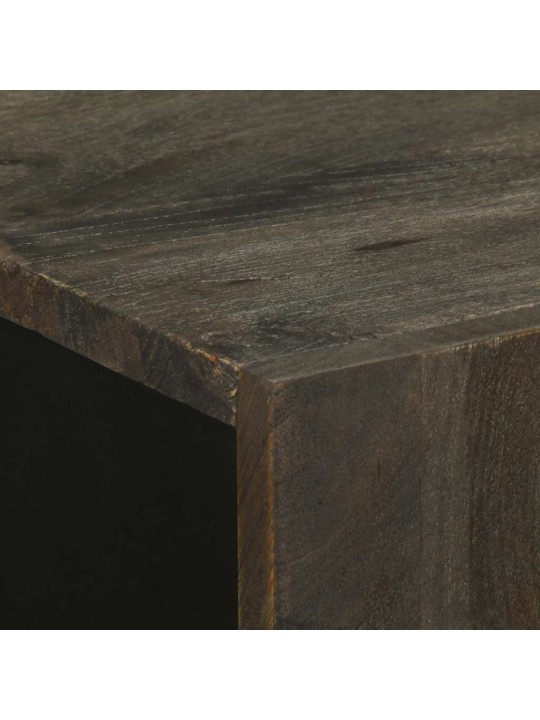 Kumode, melns, 60x33x75 cm, mango masīvkoks