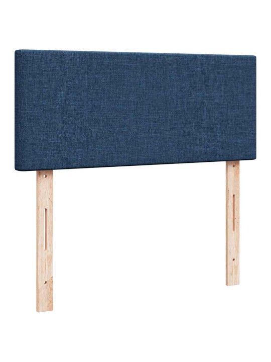 Osmaņu gultas rāmis ar matrača zils 120x200 cm audums