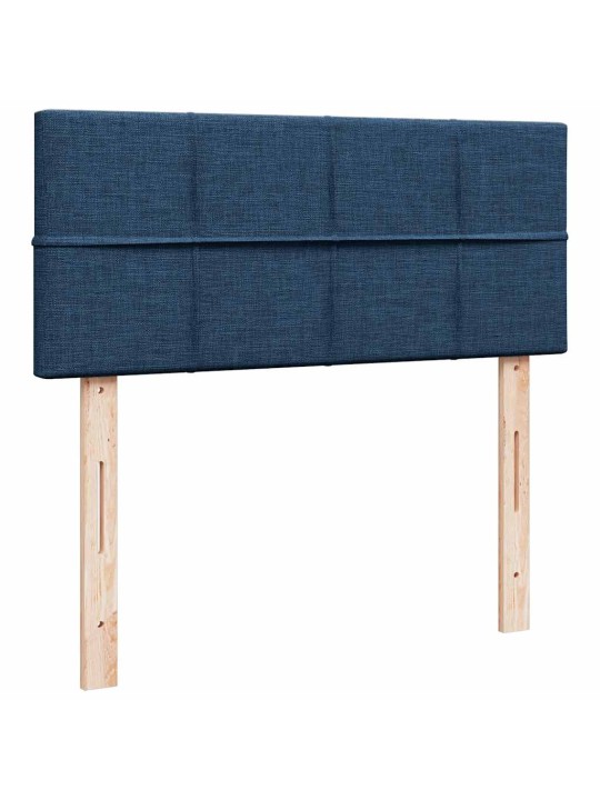 Osmaņu gultas rāmis ar matrača zils 120x200 cm audums