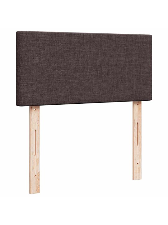 Osmaņu gultas rāmis ar matrača tumši brūns 100x200 cm audums