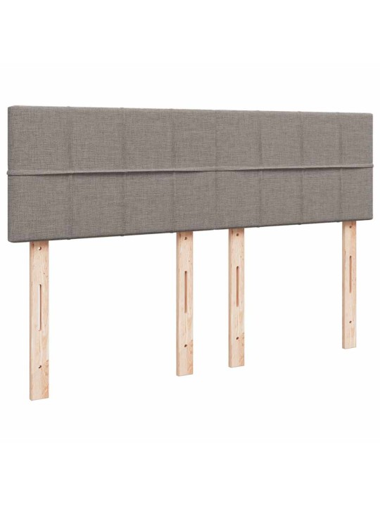 Osmaņu gulta ar matraci un gaismas diodēm taupē 140x200 cm