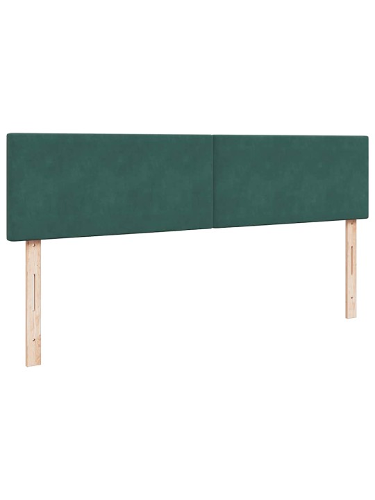 Osmaņu gultas rāmis ar matrača tumši zaļš 180x200cm samts