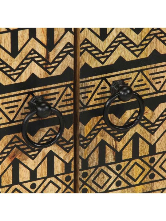 Kumode, 60x33,5x75 cm, neapstrādāts mango masīvkoks