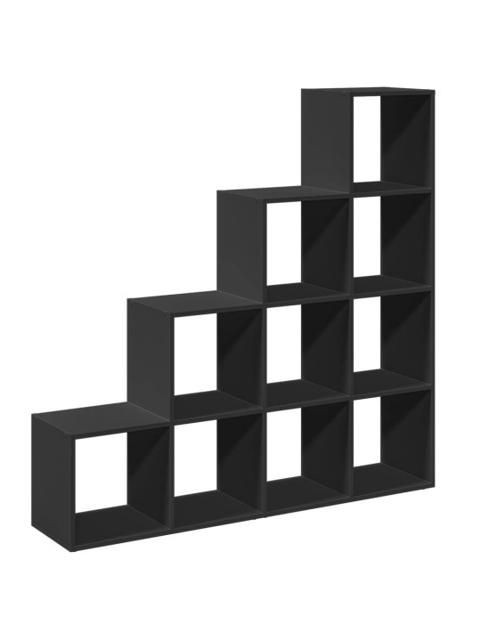 Telpas sadalītājs, grāmatu plaukts, 4 līmeņi, 131,5x29x131,5 cm