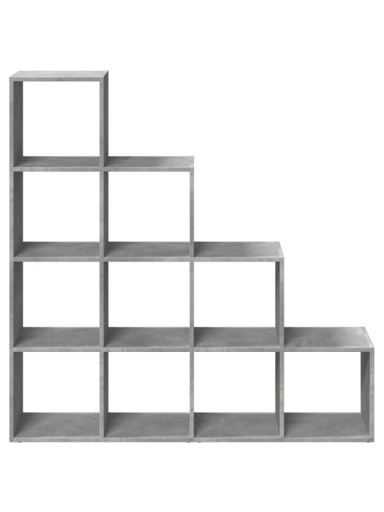 Telpas sadalītājs, grāmatu plaukts, 4 līmeņi, 131,5x29x131,5 cm
