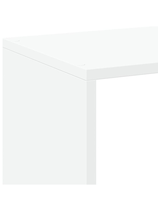 Telpas sadalītājs, grāmatu plaukts, balts, 102x29x103,5 cm