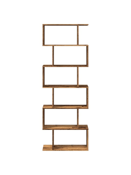 Telpas sadalītājs, grāmatu plaukts, 6 līmeņi, 70x24x193 cm