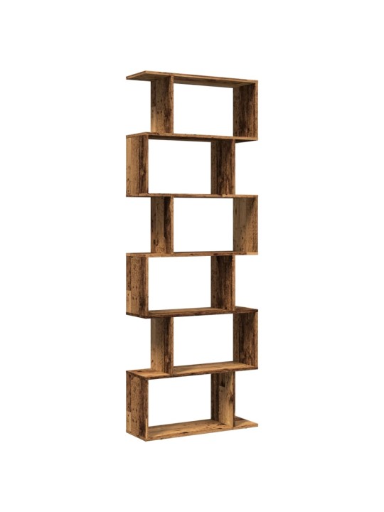 Telpas sadalītājs, grāmatu plaukts, 6 līmeņi, 70x24x193 cm