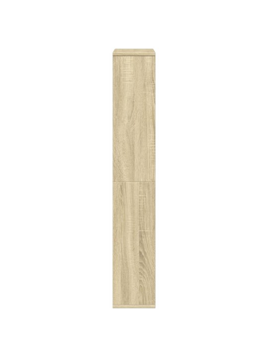 Grāmatu plaukts, ozola krāsa, 60x20x120 cm, inženierijas koks