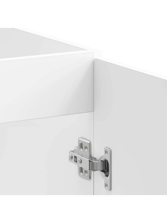 Virtuves skapis 2 pcs balts 80 x 46 x 81.5 cm inženierijas koks