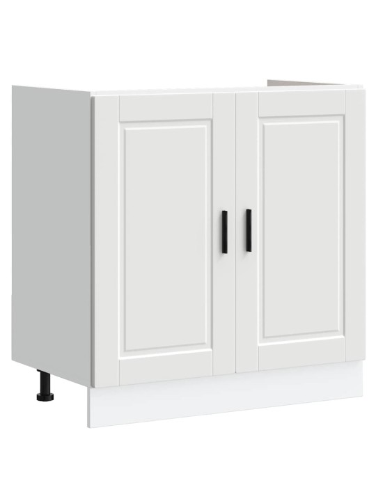 Izlietnes skapītis ar uzglabāšanu 2 pcs balts 80 x 46 x 84.5 cm