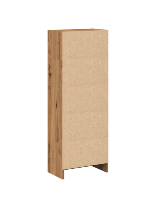 Grāmatu plaukts, koka krāsa, 40x24x109 cm, inženierijas koks