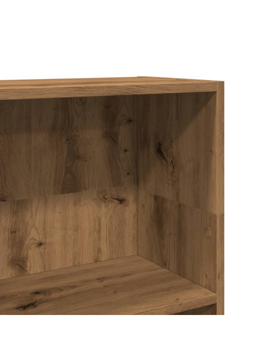 Grāmatu plaukts, koka krāsa, 40x24x109 cm, inženierijas koks