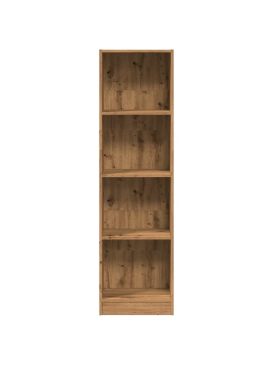 Grāmatu plaukts, koka krāsa, 40x24x143 cm, inženierijas koks
