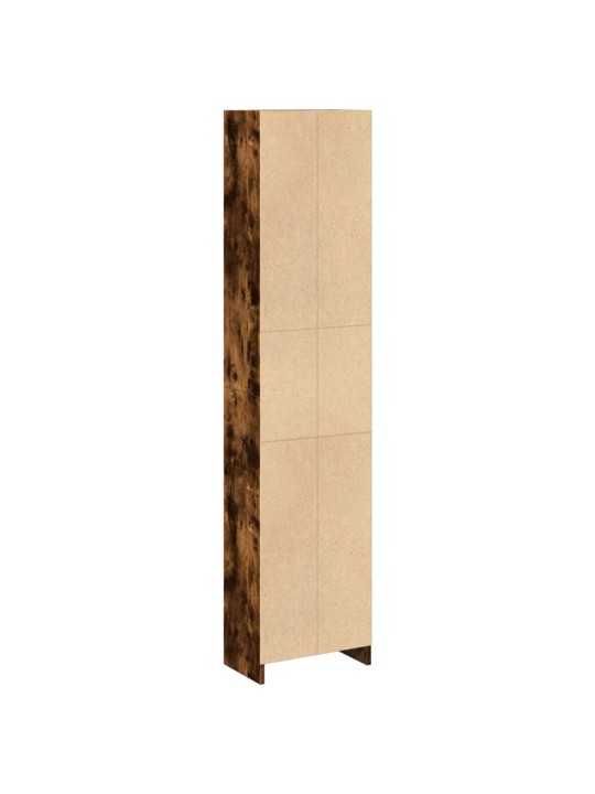 Grāmatu plaukts, ozola krāsa, 40x24x176 cm, inženierijas koks