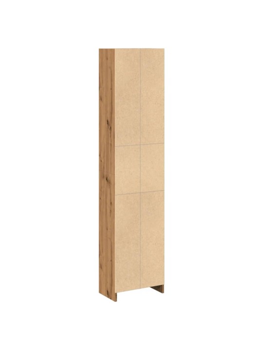 Grāmatu plaukts, koka krāsa, 40x24x176 cm, inženierijas koks