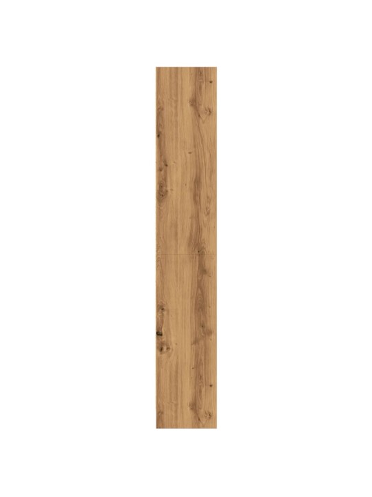 Grāmatu plaukts, koka krāsa, 60x24x143 cm, inženierijas koks