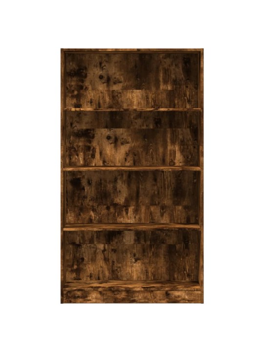 Grāmatu plaukts, ozola krāsa, 80x24x143 cm, inženierijas koks