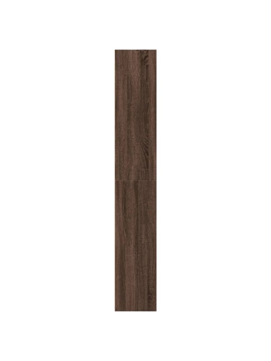 Grāmatu plaukts, ozola krāsa, 40x30x189 cm, inženierijas koks