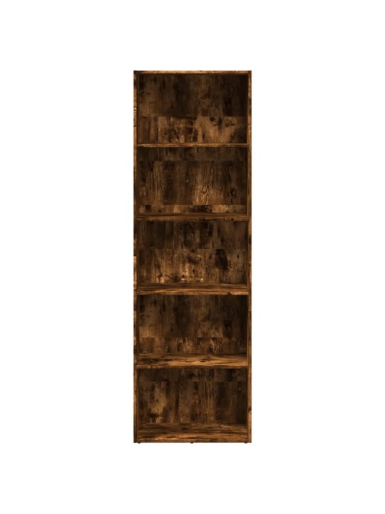 Grāmatu plaukts, ozola krāsa, 60x30x189 cm, inženierijas koks