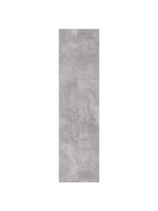 Grāmatu plaukts, betona pelēks, 80x30x114 cm, inženierijas koks