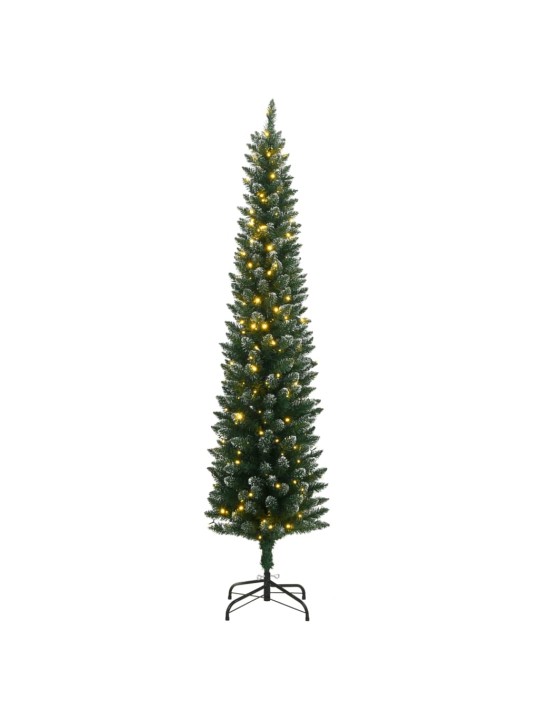 Mākslīgā ziemassvētku egle, šaura, 120 cm, 150 led