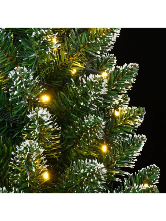 Mākslīgā ziemassvētku egle, šaura, 150 cm, 150 led