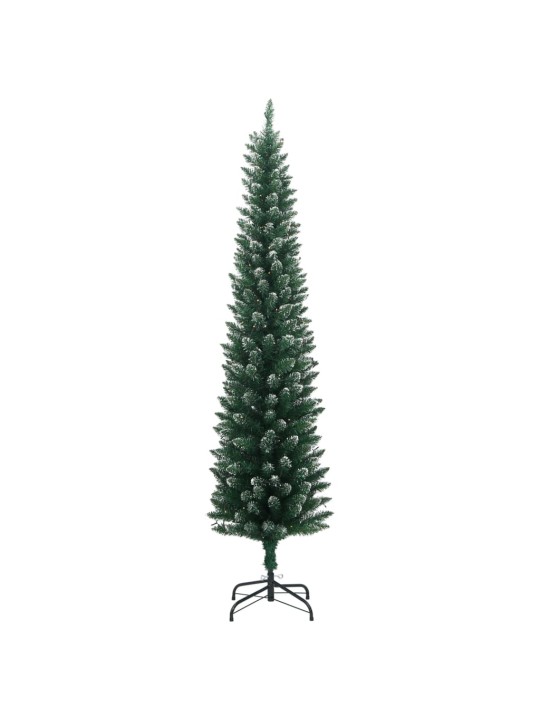 Mākslīgā ziemassvētku egle, šaura, 240 cm, 300 led