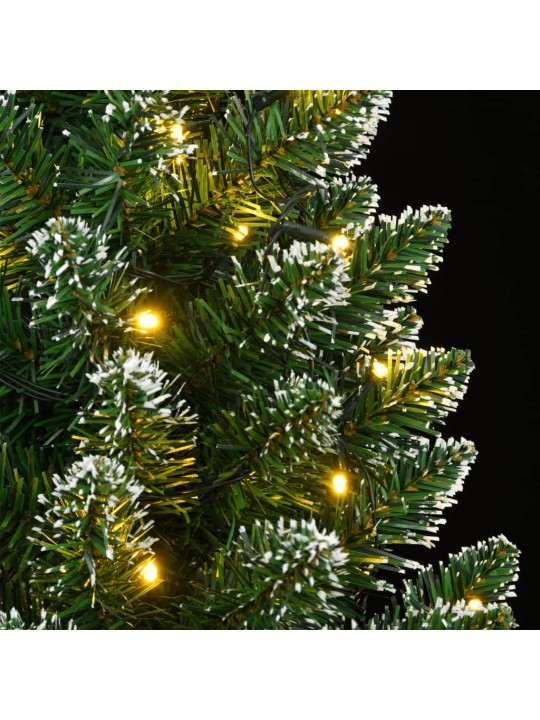 Mākslīgā ziemassvētku egle, šaura, 240 cm, 300 led