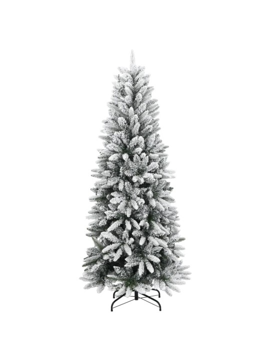 Mākslīgā ziemassvētku egle ar sniegu, 180 cm, 300 led