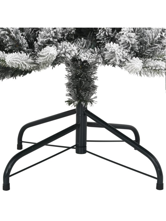 Mākslīgā ziemassvētku egle ar sniegu, 180 cm, 300 led