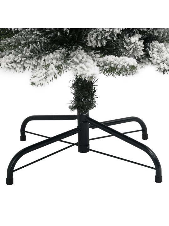 Mākslīgā ziemassvētku egle ar sniegu, 180 cm, 300 led