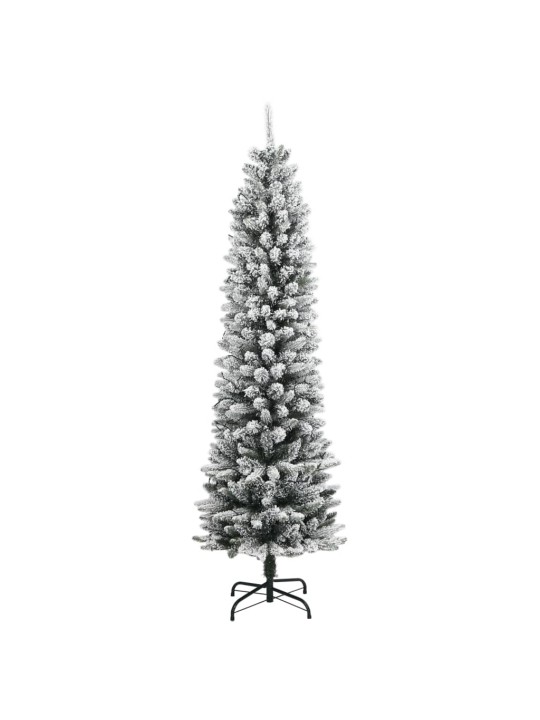 Mākslīgā ziemassvētku egle ar sniegu, 210 cm, 300 led