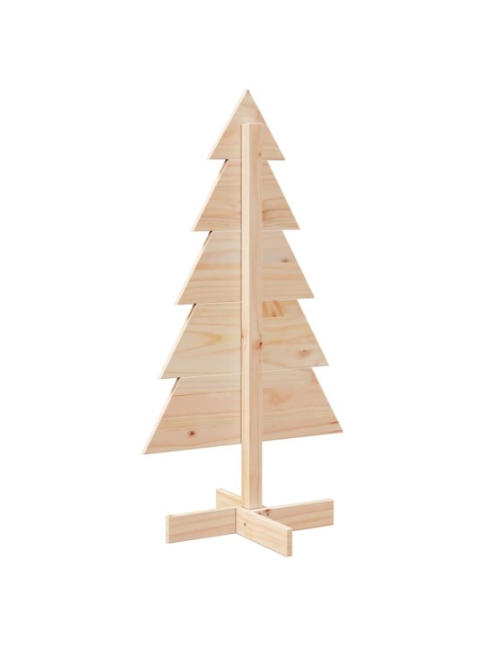 Koka ziemassvētku eglīte dekorēšanai, 100 cm, priedes masīvkoks