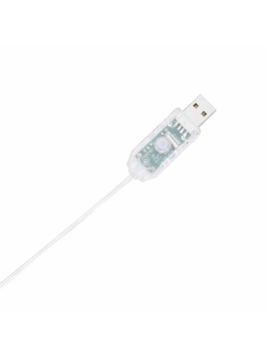Ziemassvētku dekorācija ziemeļbriedis 3 gab 90 led silti balts