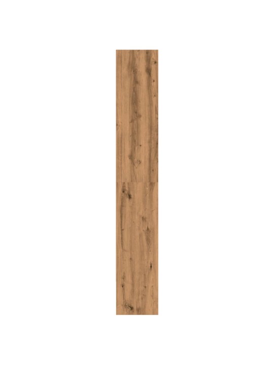 Grāmatu plaukts, koka krāsā, 80x30x189 cm, inženierijas koks