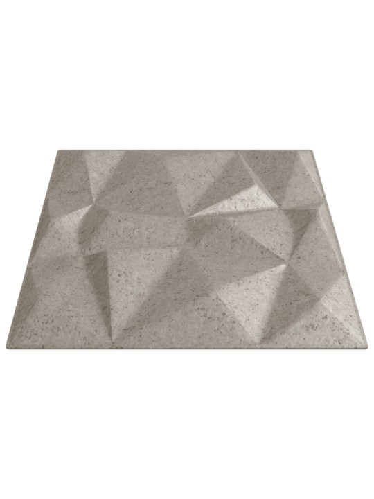 Sienas paneļi 12 gab. betona apdruka 50x50 cm xps 3 m² dimants