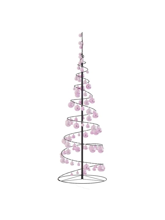 Led ziemassvētku eglīte ar nieciņiem 100 led silti balta 150 cm