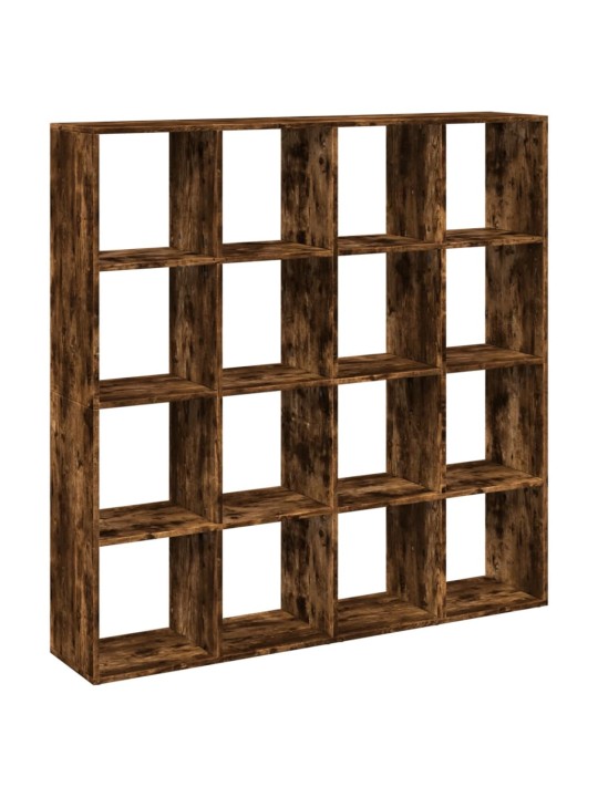 Grāmatu plaukts ozola krāsa 137,5x29x137,5 cm inženierijas koks